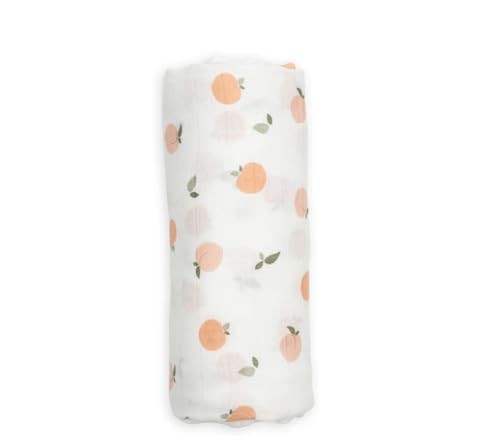 Lulujo Hello World Blanket + Knotted Hat Peaches