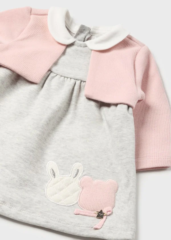 Baby Dress with Cardigan Mayoral 2841