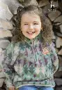 Attraction Butten Down Sweater Fir Pattern Sage Amara Moose Badge - Ivory.webp