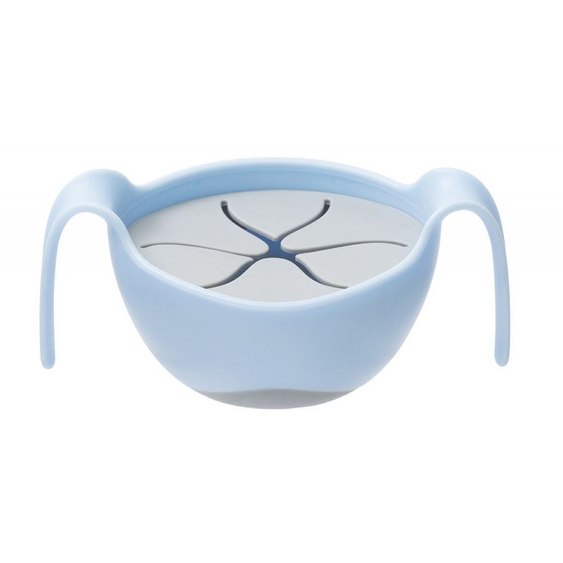 B.box Bowl+Straw -Banana Split - Blue