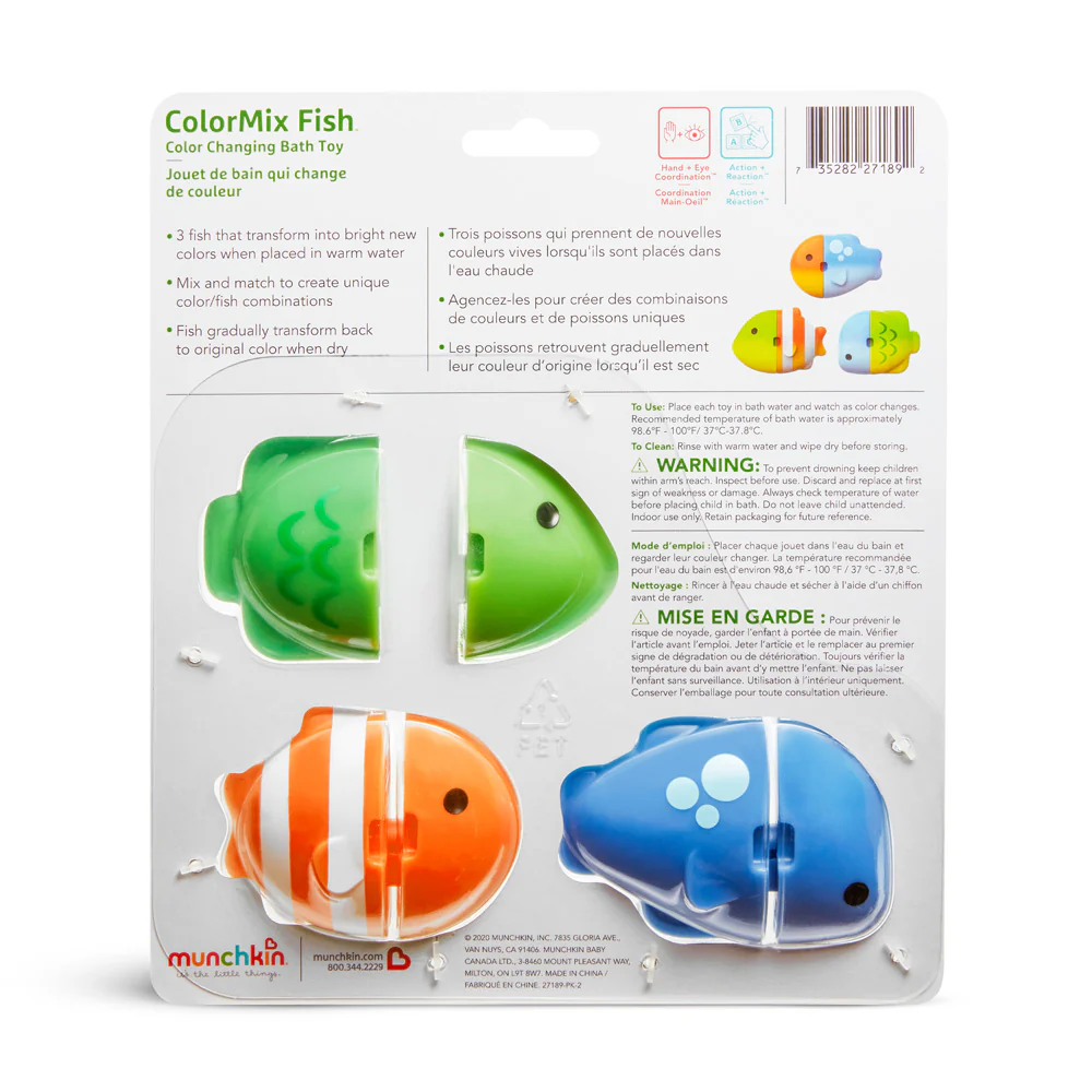 Bath Toys - Munchkin ColorMix Fish