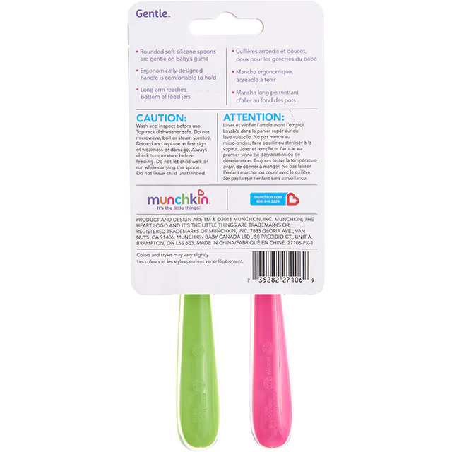 Spoons - Munchkin Silicone 2pk