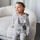 KidORCA Brushed Terry Sweatpants _ Dove