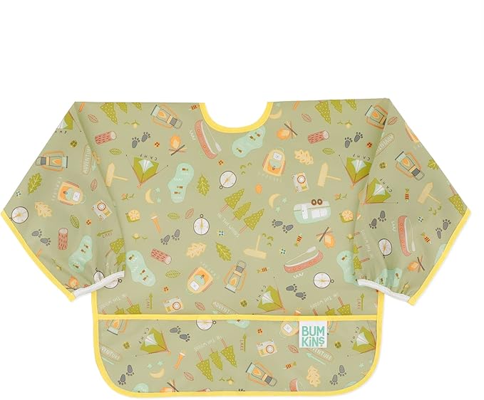 Bumkins Sleeved Bib Grounded