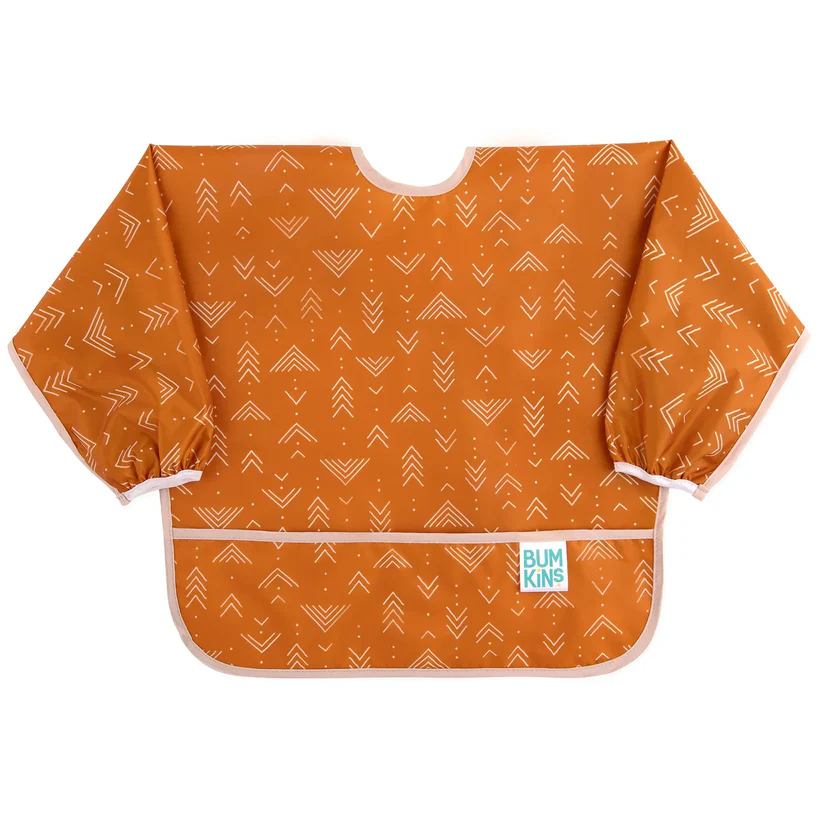 Bumkins Sleeved Bib Happy Campers