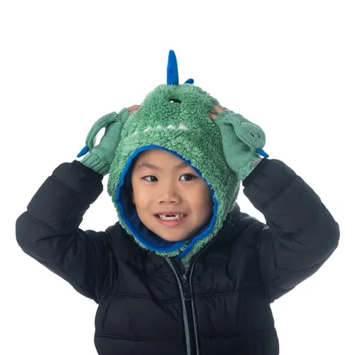 FlapJackKids Reversible Sherpa Hat Monsters S  ( 6-24M ) (copy)