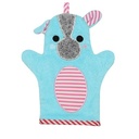 Zoocchini Baby Snow Terry Bath Mitt, Yoko the Yorkie