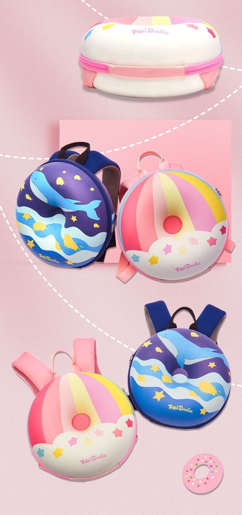 Kelo Duck  Backpack Rainbow