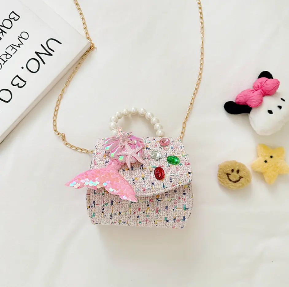 Crossbody Purse Mermaid - Pink