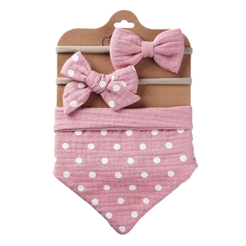 Headband With Bib - Rose