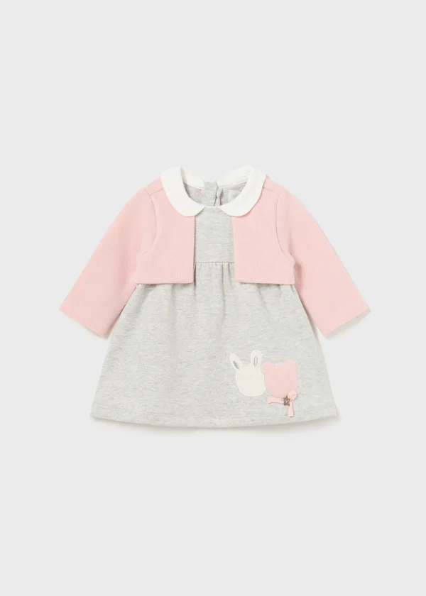 Baby Dress with Cardigan Mayoral 2841