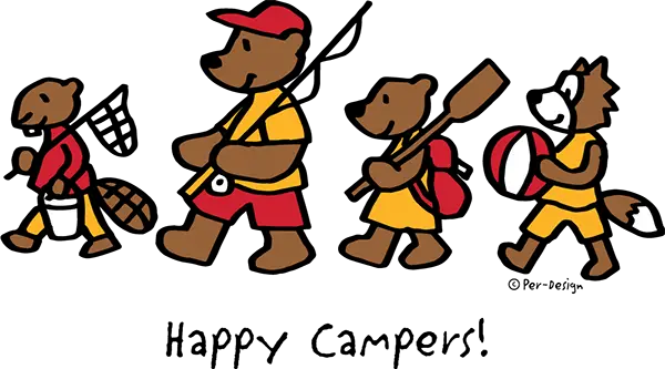 T-Shirt - GGS Kids Happy Campers (KTC-307-S)