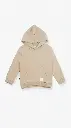 KidORCA Brushed Terry Hoodie _ Wheat