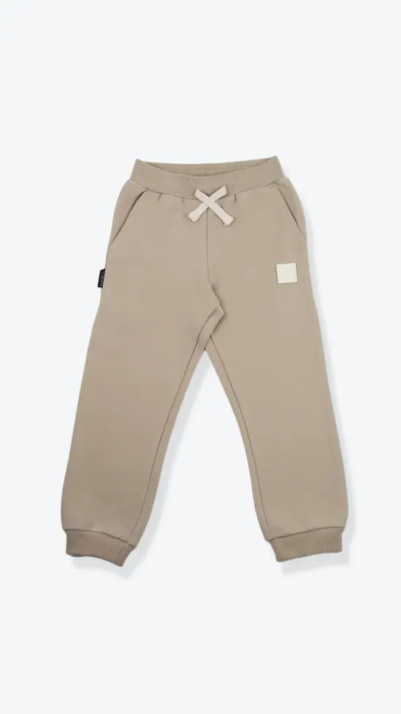 KidORCA Brushed Terry Sweatpants _ Wheat