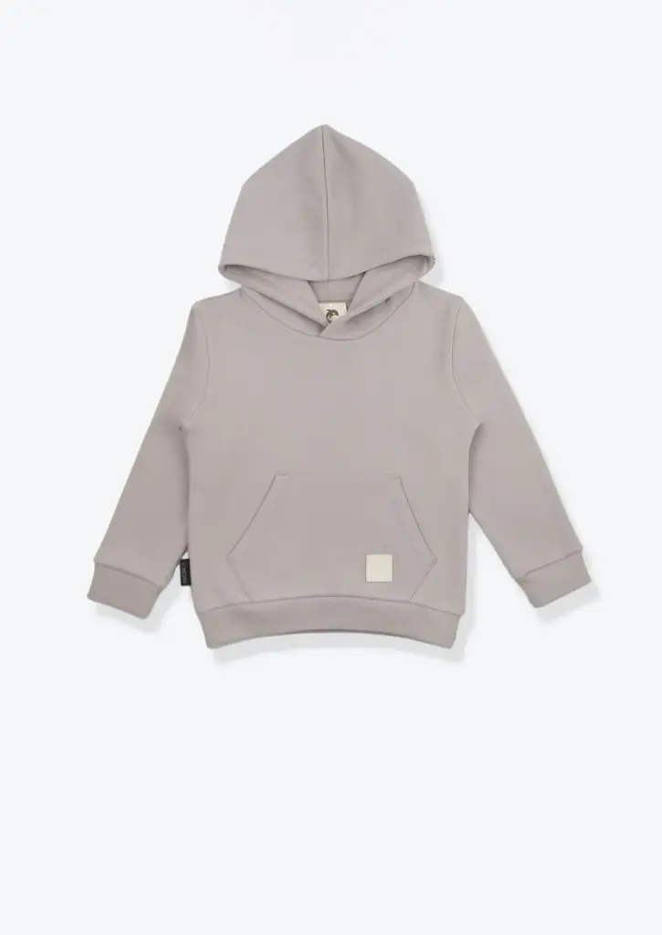 KidORCA Brushed Terry Hoodie _ Dove