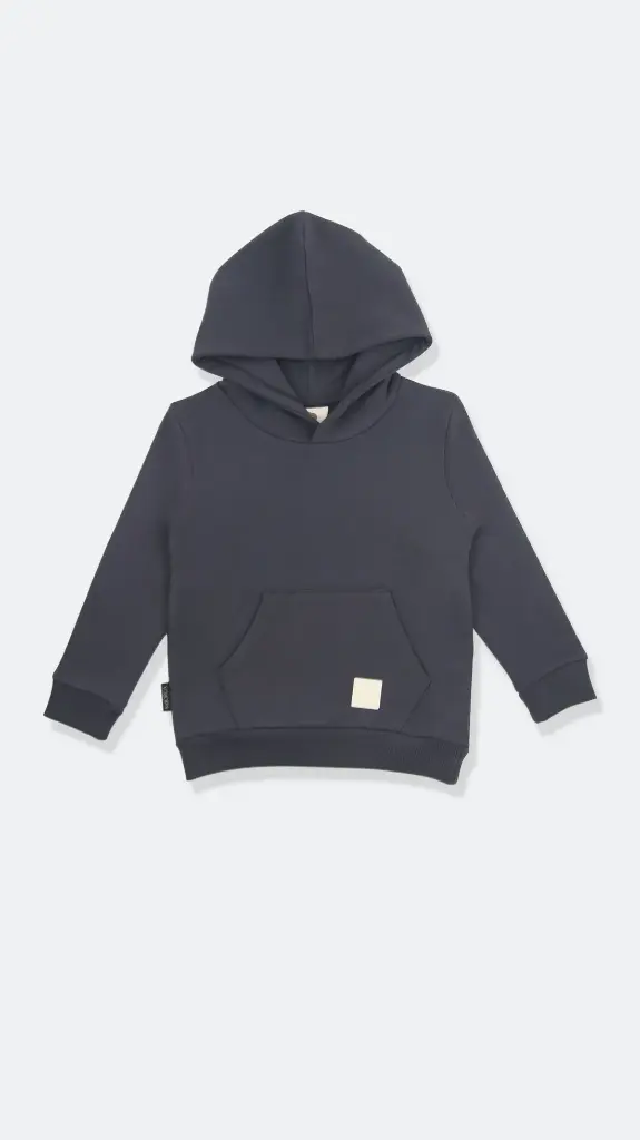 KidORCA Brushed Terry Hoodie _ Lava