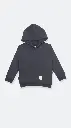 KidORCA Brushed Terry Hoodie _ Lava