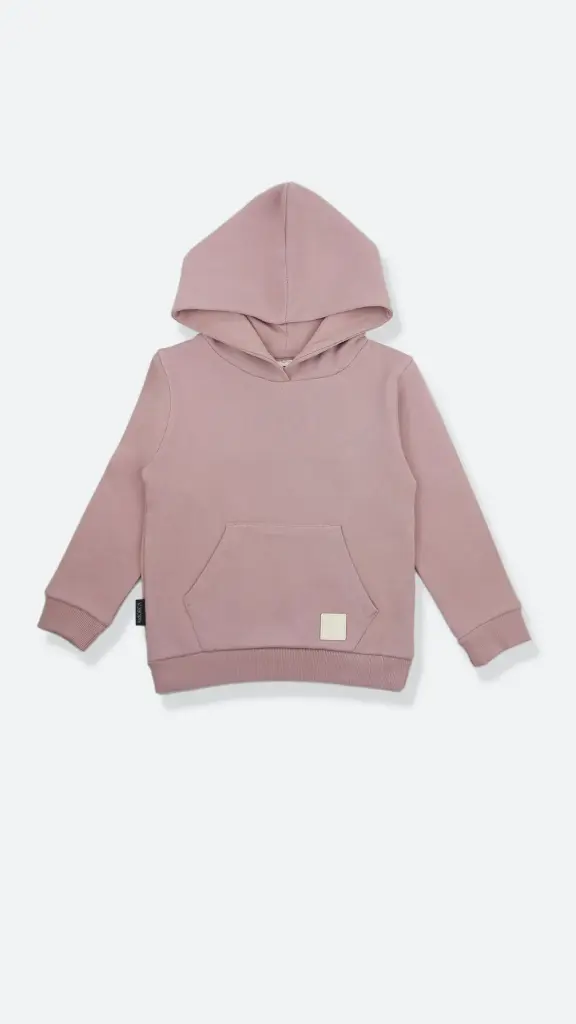 KidORCA French Terry Hoodie _ Mauve