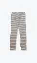 KidORCA Extra Long Leggins _ Stripe / Dove
