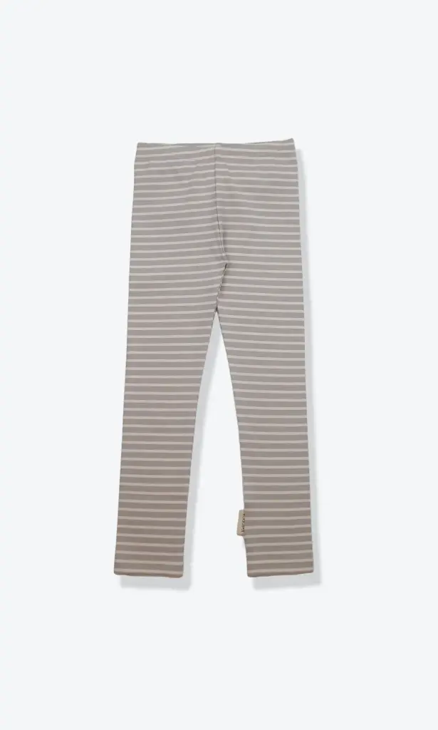 KidORCA Extra Long Leggins _ Stripe / Dove