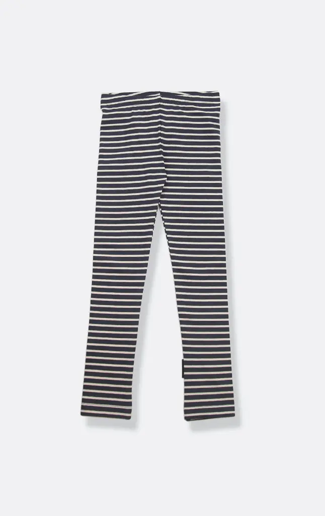 KidORCA Extra Long Leggins _ Stripe / Lava