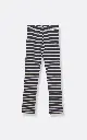 KidORCA Extra Long Leggins _ Stripe / Lava