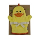 Zoocchini Baby Snow Terry Bath Mitt - Puddles the Duck 0-18M