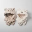  Plush Polar Bear Hat