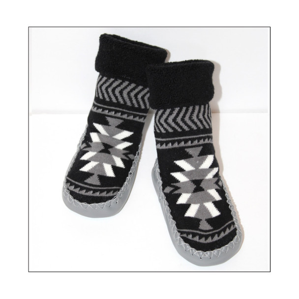 Native - Baby Booties - Salish Weaving (Visions of Our Ancestors) (6-12M)