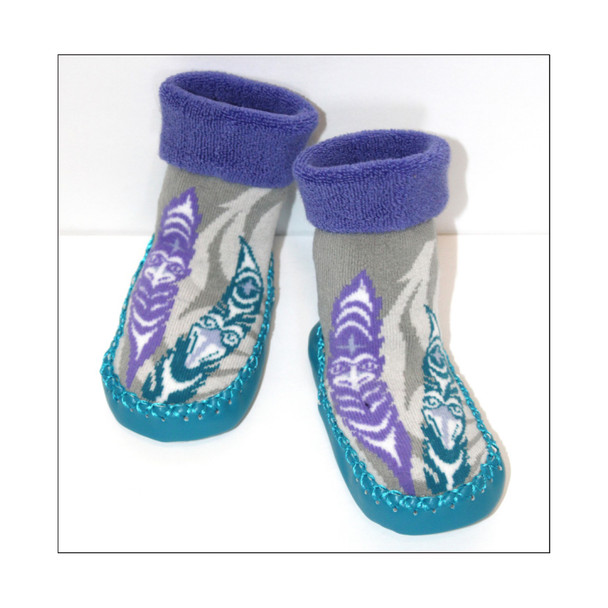 Native - Baby Booties - Feathers