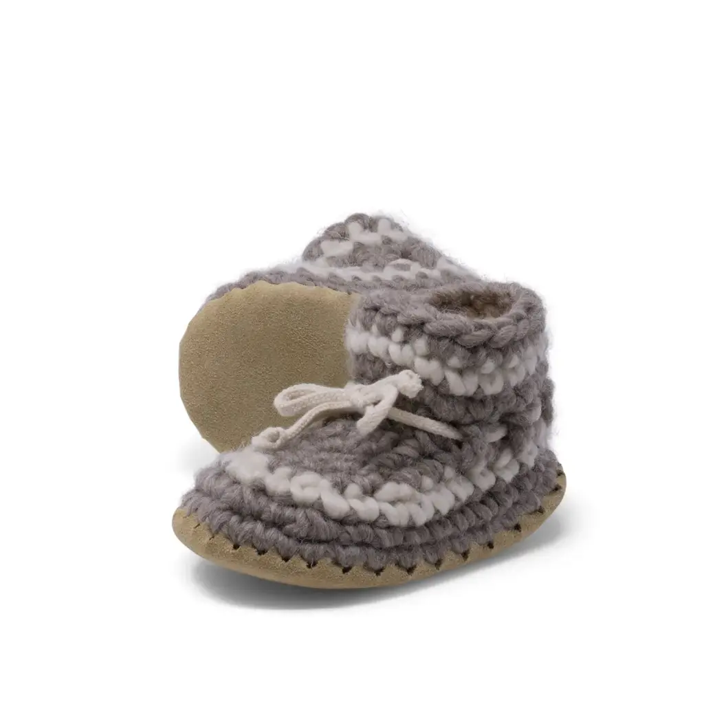 Padraig Cottage Slippers - Grey (NB)