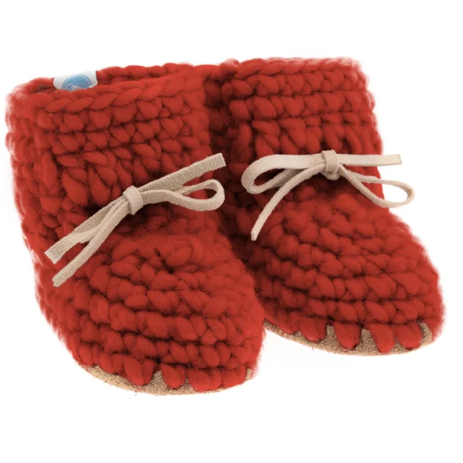 Beba Bean Knit Mocs - Spice