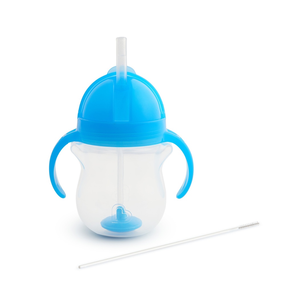 Munchkin Click Lock Flexi Straw Cup 7Oz Assorted (Blue)