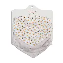 Lulujo  Bandana Bibs 2pk-Muslin Vintage Floral + Dragonfly