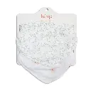 Lulujo Bandana Bibs 2pk-Muslin Daisy + Greenery