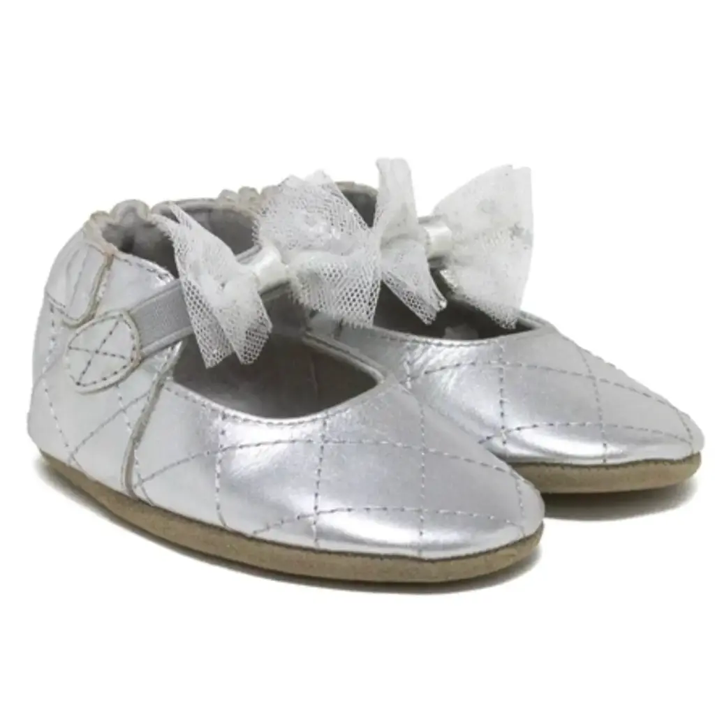  Robeez Soft Soles -Winnie Silver
