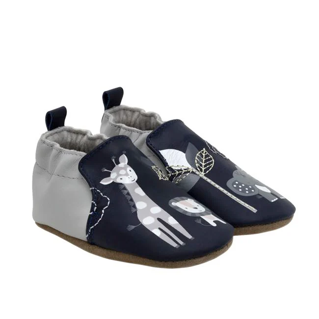  Robeez Soft Soles -  Hello World - Navy 