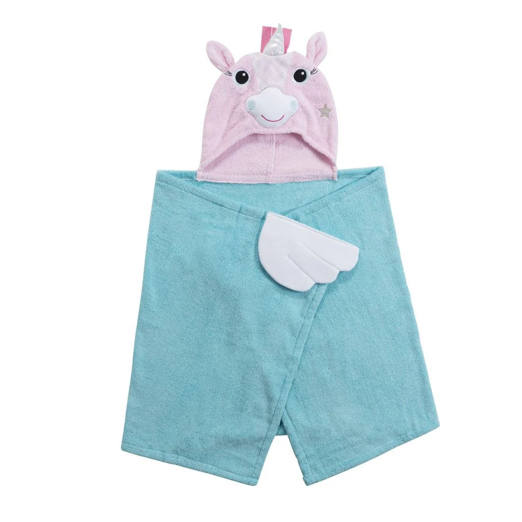 Zoocchini Toddler Towel -  Allie the Alicorn 2T+