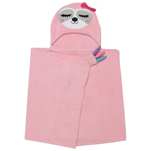 Zoocchini Toddler Towel - Sadie Sloth 2T+