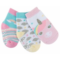 Zoocchini  Buddy Baby 3 Pc Socks Set Allie The Alicorn