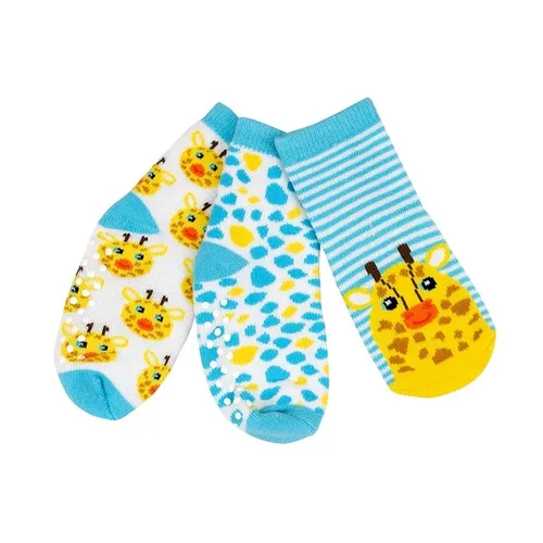 Zoocchini  Buddy Baby 3 Pc Socks Jaime The Giraffe