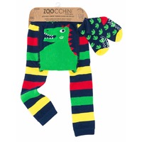 Zoocchini Legging & Sock Set Devin the Dinosaur