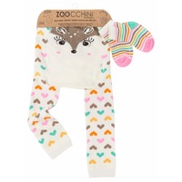 Zoocchini Legging & Sock Set Fiona the Fawn (6-12M)