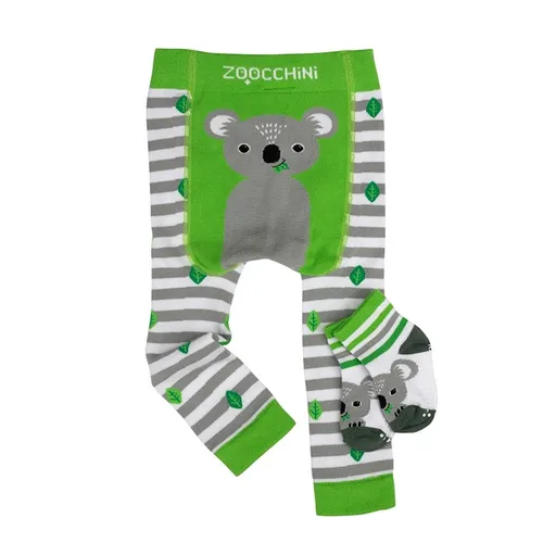 Zoocchini Legging & Sock Set Kai the Koala (6-12M)