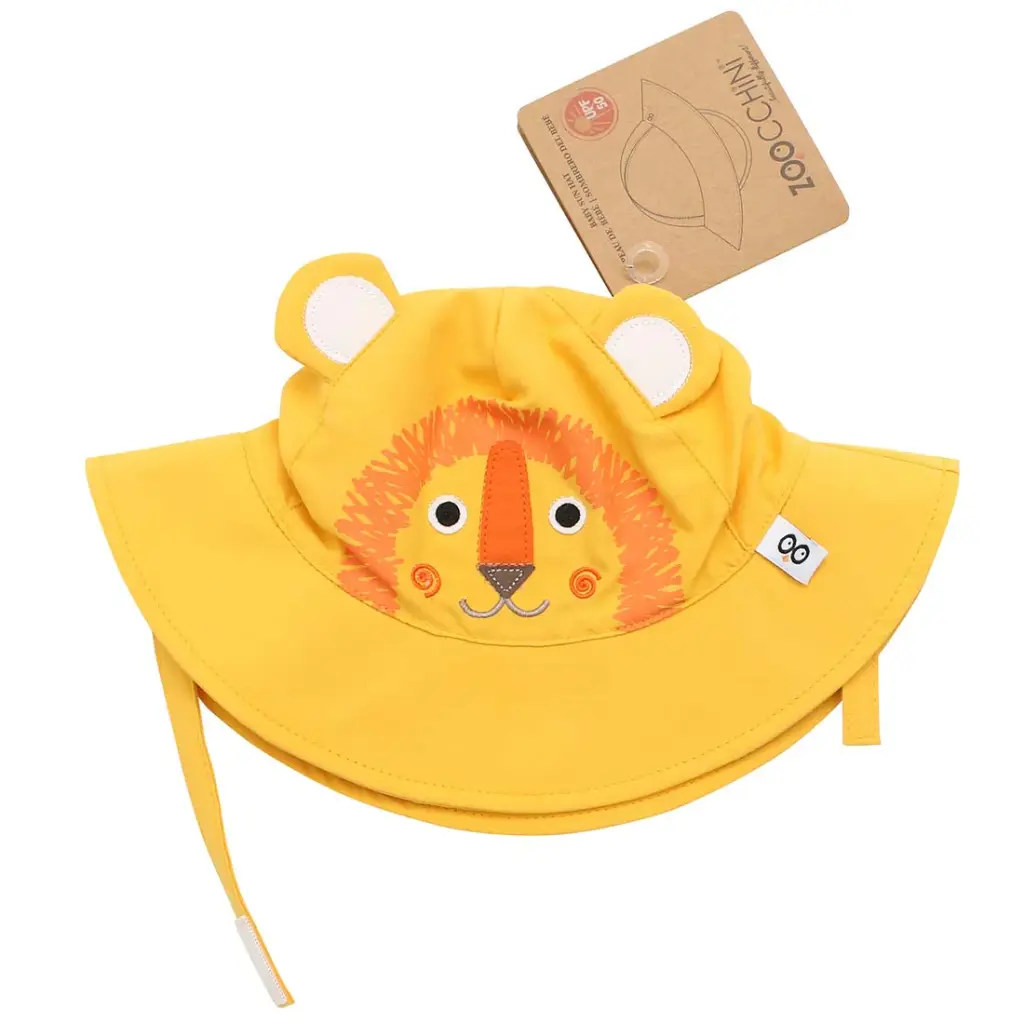 Zoocchini UPF50+ Baby Sun Hat Leo the Lion (3-6M)