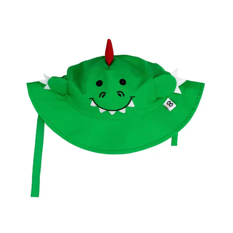 Zoocchini UPF50+ Baby Sun Hat Devin the Dinosaur (3-6M)