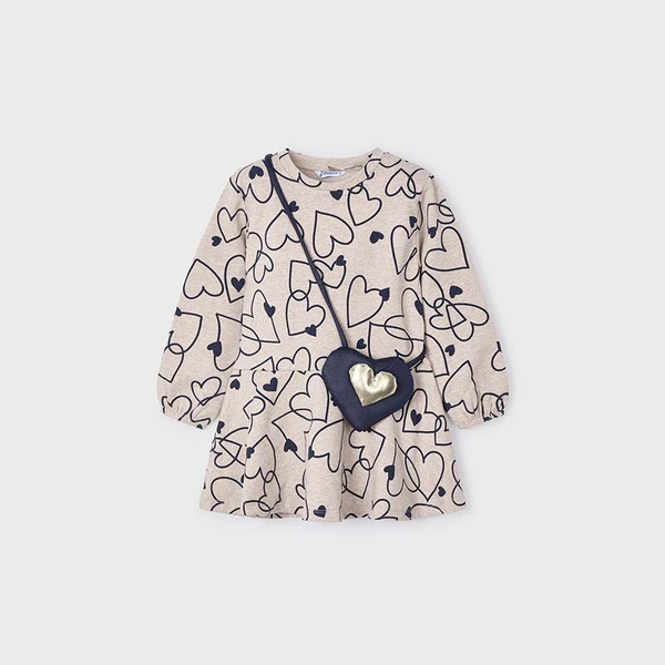 Mayoral Tulle printed dress Mayoral 4931 H. Bark 6Y