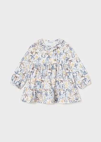  Mayoral Printed Dress Chickp-ink 2914