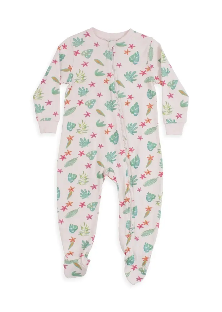 Badaboom Sleeper 2 Way Zip Interlock Marshmallow Tropics 