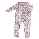 Silkberry Baby Bamboo Footies with Easy Dressing Zipper - Rosie & Dove - JM